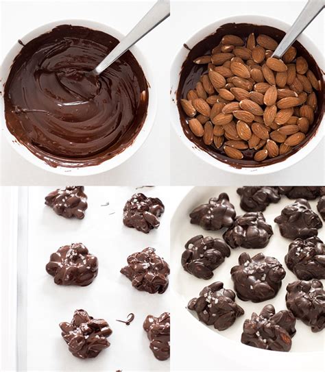 Quick And Easy Dark Chocolate Almond Clusters Ready In 5 Minutes