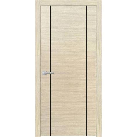 Sartodoors In X In Panel Natural Veneer Finished Solid Wood