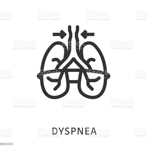 Dyspnea Icon Stock Illustration Download Image Now Bacterium