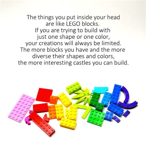 Lego Blocks Quote Block Quotes Lego Blocks Shapes And Colors