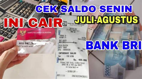 Pkh Hari Ini Cek Saldo Senin Ini PKH Bpnt Juli Agustus Cair Daerah