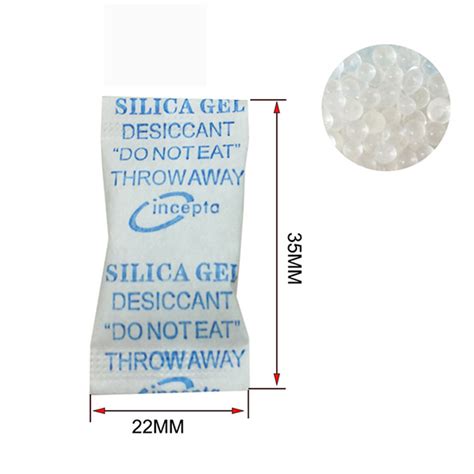 Food And Pharmaceutical Grade G G Silica Gel Desiccant Packets And