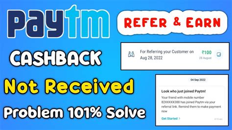 Paytm Referrel Cashback Not Received Paytm Refer And Earn