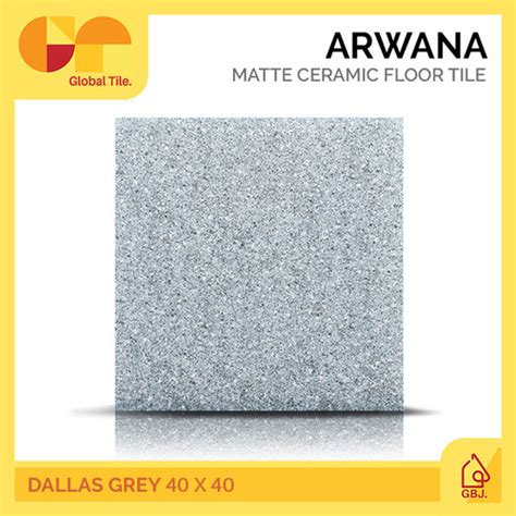 Jual KERAMIK ARWANA 40 X 40 DALLAS GREY KERAMIK LANTAI MATTE KULIT