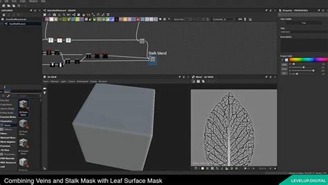 Substance Designer次世代游戏植物制作全流程教学 Aboutcg视频教程