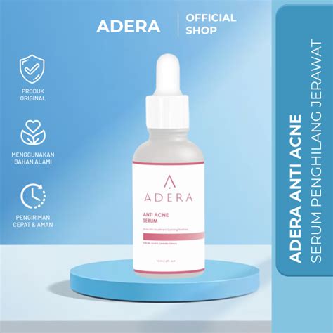 Skincare Wajah Adera Acne Serum Original Serum Viral Mengurangi Komedo