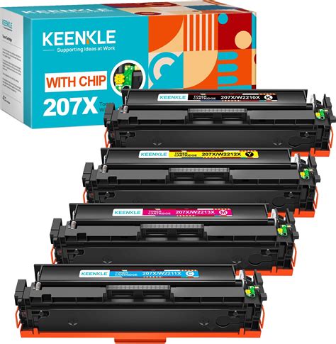 Keenkle Lot De Cartouches De Toner X A Avec Puce Pour Hp W X