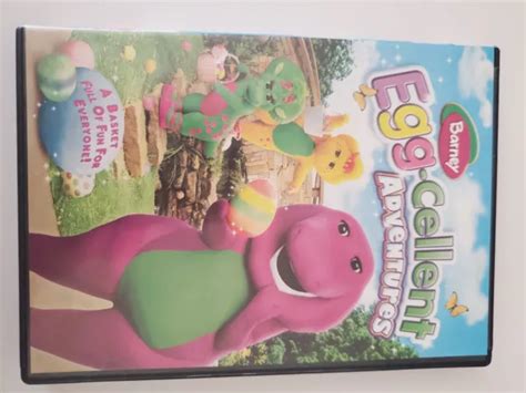 Barney Egg Cellent Adventures Dvd Lionsgate Picclick Uk