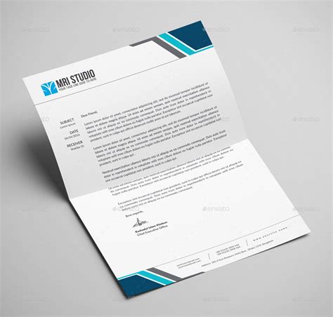 Letterhead Design Template Psd Ai Vector Eps Ksioks