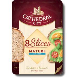 Cathedral City Sliced Mature Lighter Cheese Uk Frozen Food