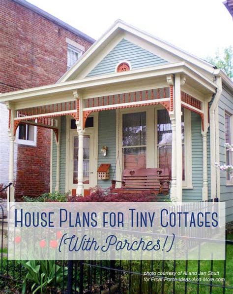 Small Cottage House Plans with Amazing Porches