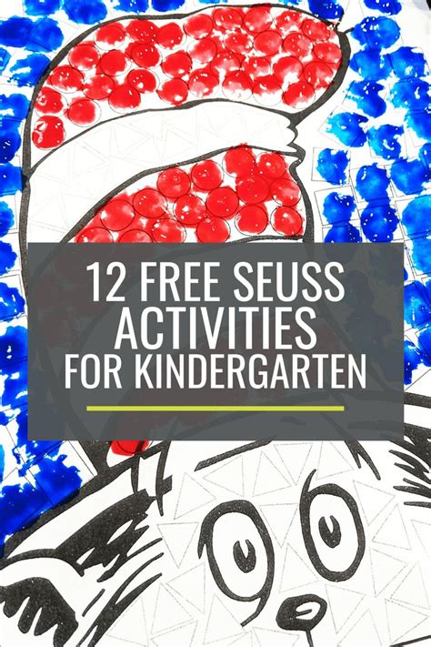 12 Free Dr. Seuss Activities for Kindergarten – KindergartenWorks | Dr ...