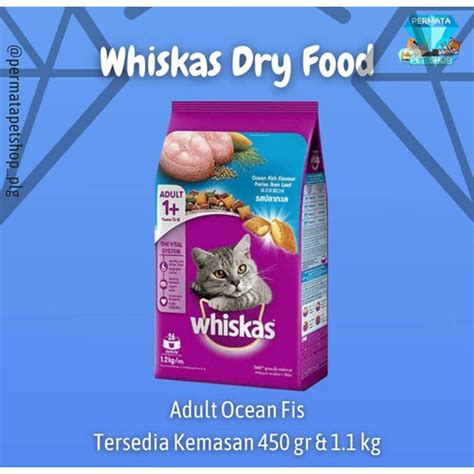 Jual Whiskas Adult Ocean Fish Gr Dan Kg Gr Kota