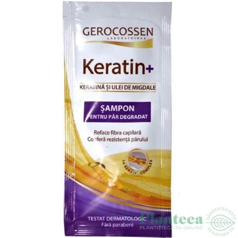 Sampon Par Degradat Keratina Ulei Migdale Keratin Ml Gerocossen