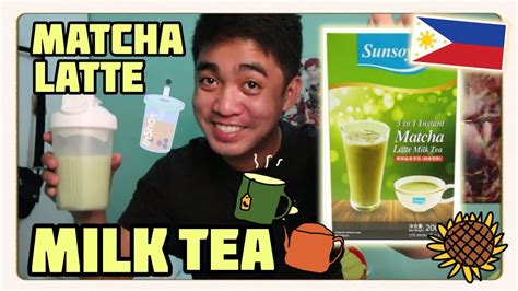 🍵 Murang Matcha Latte Milk Tea Sunsoya 3 In 1 Instant Matcha Latte