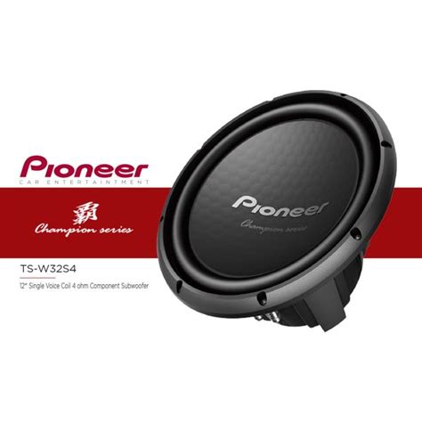 Jual Pioneer TS W32S4 Subwoofer 12 Inch Champion Series 1500W Max Di