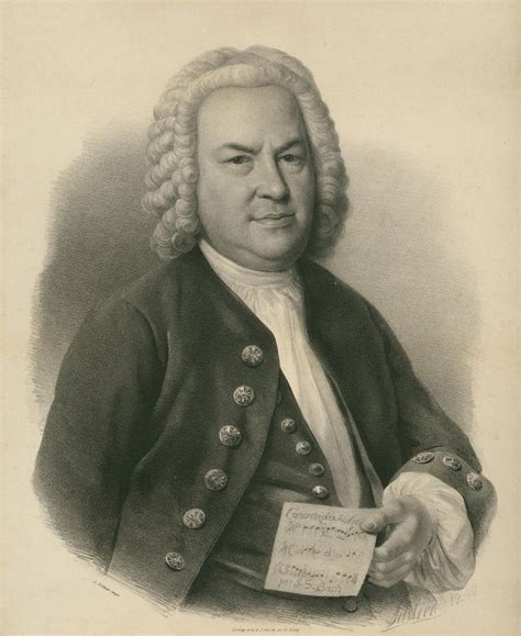 Portrait Of Johann Sebastian Bach 1840 Posters And Prints By Anonymous