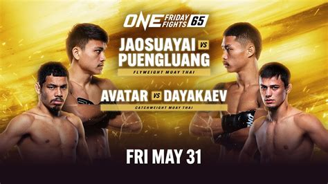 Live In Hd One Friday Fights Kongchai Vs Hamidi One