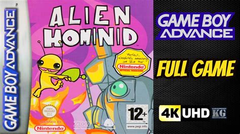 Alien Hominid GBA 4K60ᶠᵖˢ UHD Gameplay Walkthrough Longplay Full