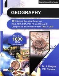 Geography Solved Question Papers Of Kas Fda Sda Psi Pc Group C