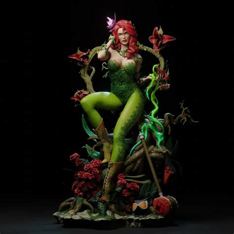 Poison Ivy on Throne 1/4 Scale Custom Statue - Unboxing Bros