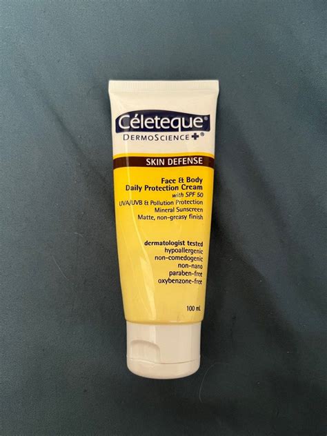 Celeteque Skin Defense Face And Body Daily Protection Cream With SPF 50