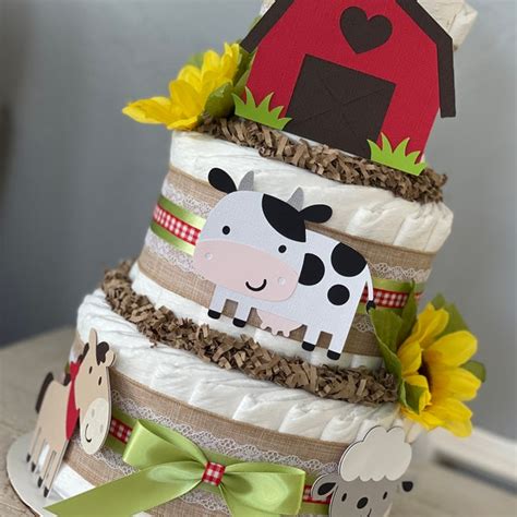 Farm Diaper Cakes Etsy