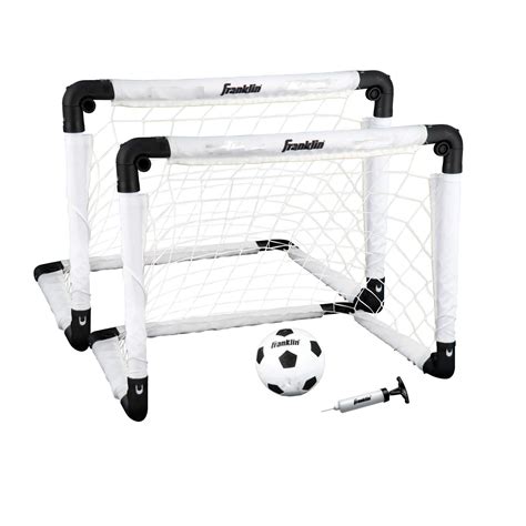 Franklin Sports Indoor Soccer Goal Set Includes Two 22 X 17 Inch