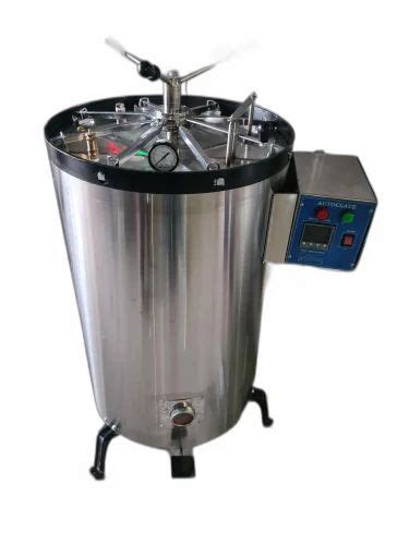 Stainless Steel Vertical Autoclave Triple Wall Radial Lock At Rs