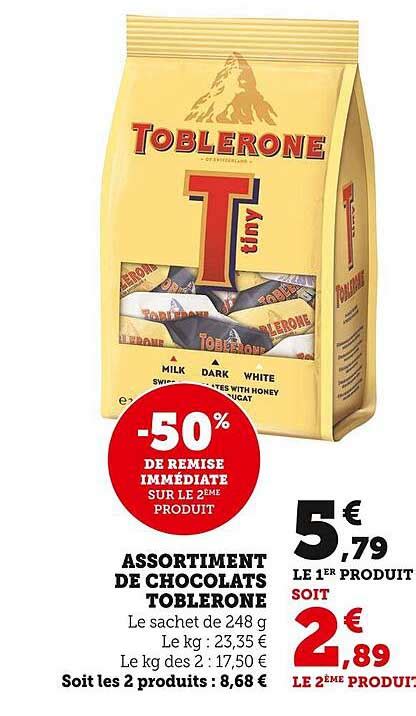 Promo Assortiment De Chocolats Toblerone Chez Super U ICatalogue Fr