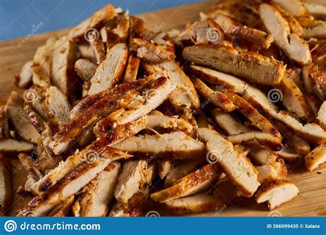 Sliced Chicken Breast Roasted Stock Image Image Of Browning Main