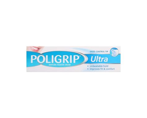 Poli Grip Denture Fixative Cream Ultra 40g