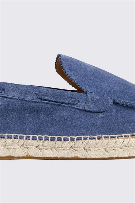 Blue Suede Espadrille Buy Online At Moss