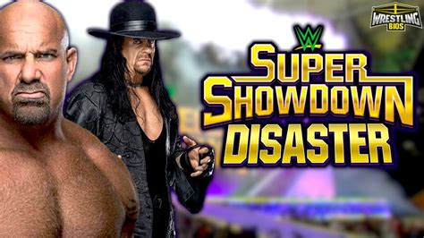 Super Showdown Disaster Goldberg Vs The Undertaker Youtube