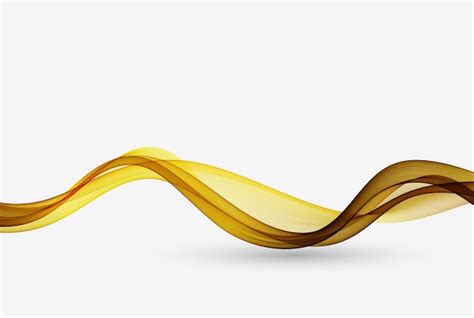 Premium Vector | Luxury golden transparent wave background abstract ...