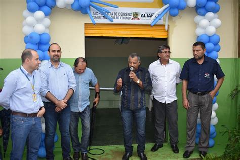 BLOG DO DJALMA LOPES CORREIOS PREFEITURA DA ALIANÇA PE INAUGURA