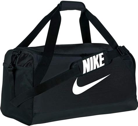 Nike Brsla M Duff Borsa Da Viaggio Uomo Nero Nero Bianco Taglia