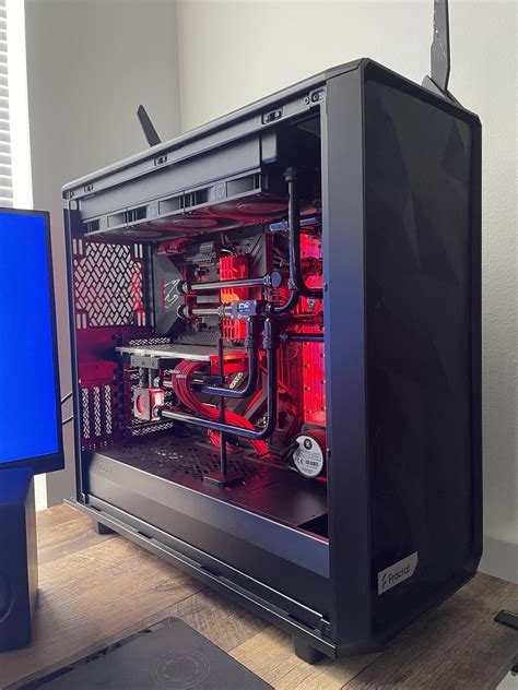 Fractal Meshify 2xl brass tubing AMD build : r/watercooling