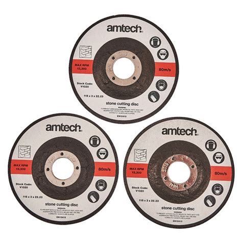 3pc 115mm Stone Cutting Disc Jmart Warehouse