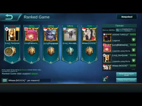 Ranked Zona Glorious Legend Play Fanny By LuxuryTeam YouTube