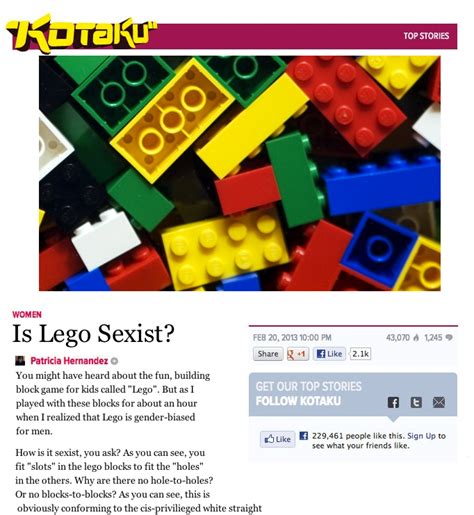 Roumenův Rouming Zábavné a zajímavé obrázky Is Lego Sexist