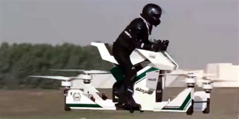 Dubai Police Test Quadcopter Motorcycle Hackaday