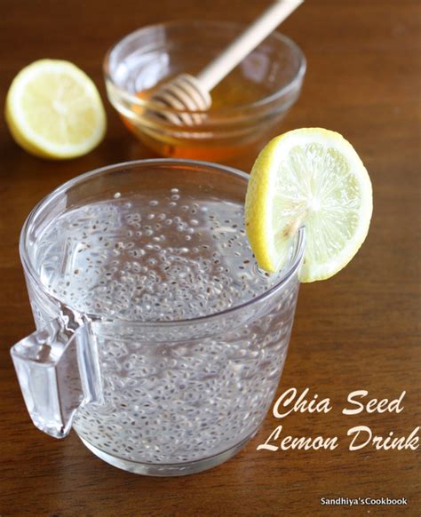 Sandhiya S Cookbook Chia Seed Lemon Drink Chia Seed Detox Water Detox Water