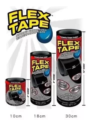 Combo Cintas Flex Tape Tapa Fugas De Agua Resistente Meses Sin