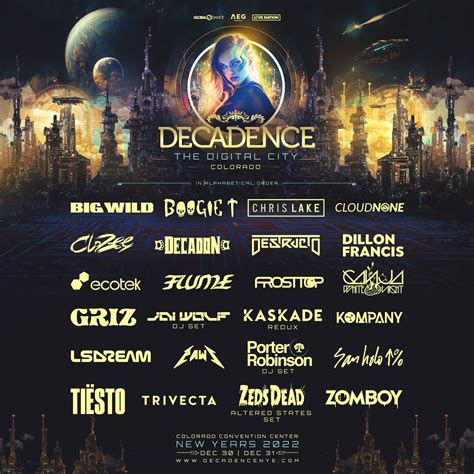 Decadence Colorado Drops A Smashing Lineup For NYE EDM Identity