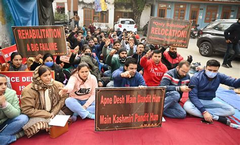 Targeted Killings Protesting Kashmiri Pandit Employees Reiterate