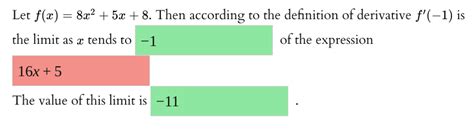 Solved Let F X 8x2 5x 8 Then According To The