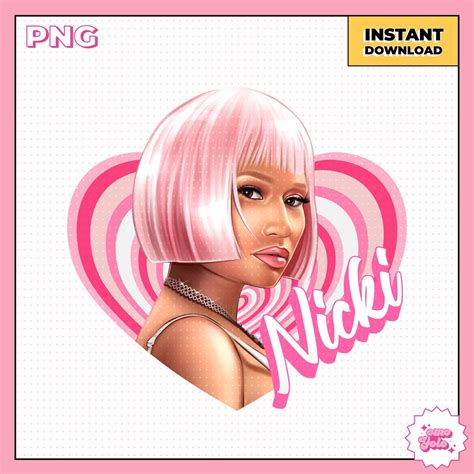 Nicki Minaj Queen Of Rap Png Design For Creating Tshirt Uvdtf Pink