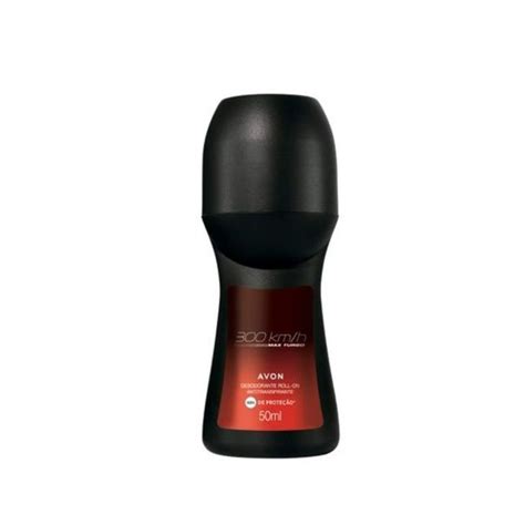 Desodorante Antitranspirante Masculino Avon 300km H Roll On 50mL