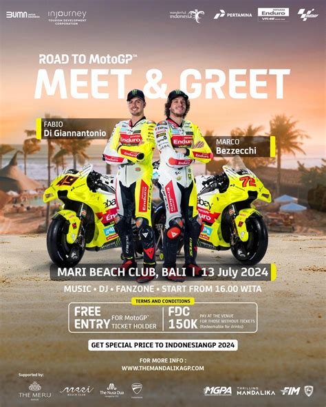 Promosikan IndonesianGP 2024 Dua Rider Pertamina Enduro VR46 Racing